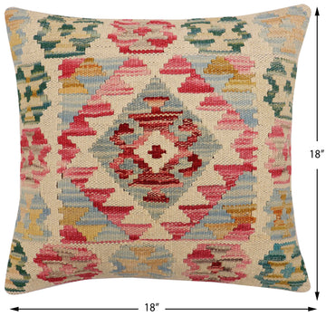 Tribal Everhart Turkish Hand-Woven Kilim Pillow